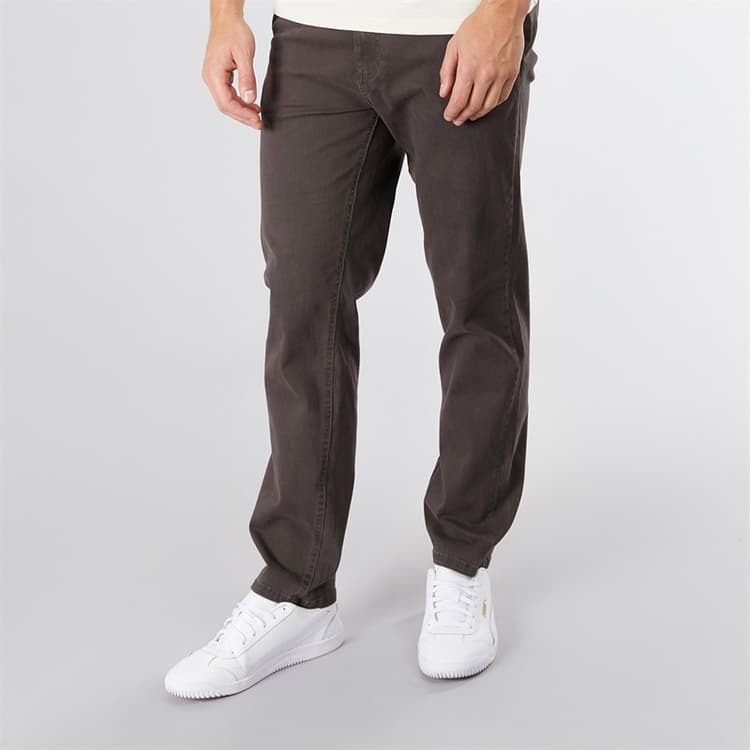 Crosshatch Heren Chalford Baggy Chino Antraciet
