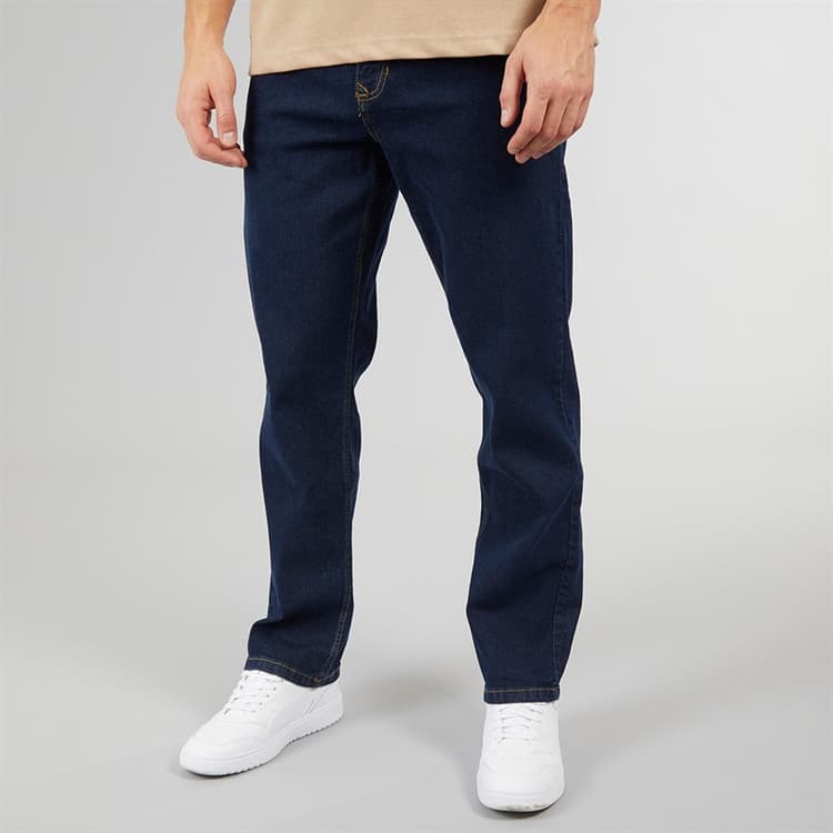 Crosshatch Heren Relaxte Pasvorm Jeans Raw