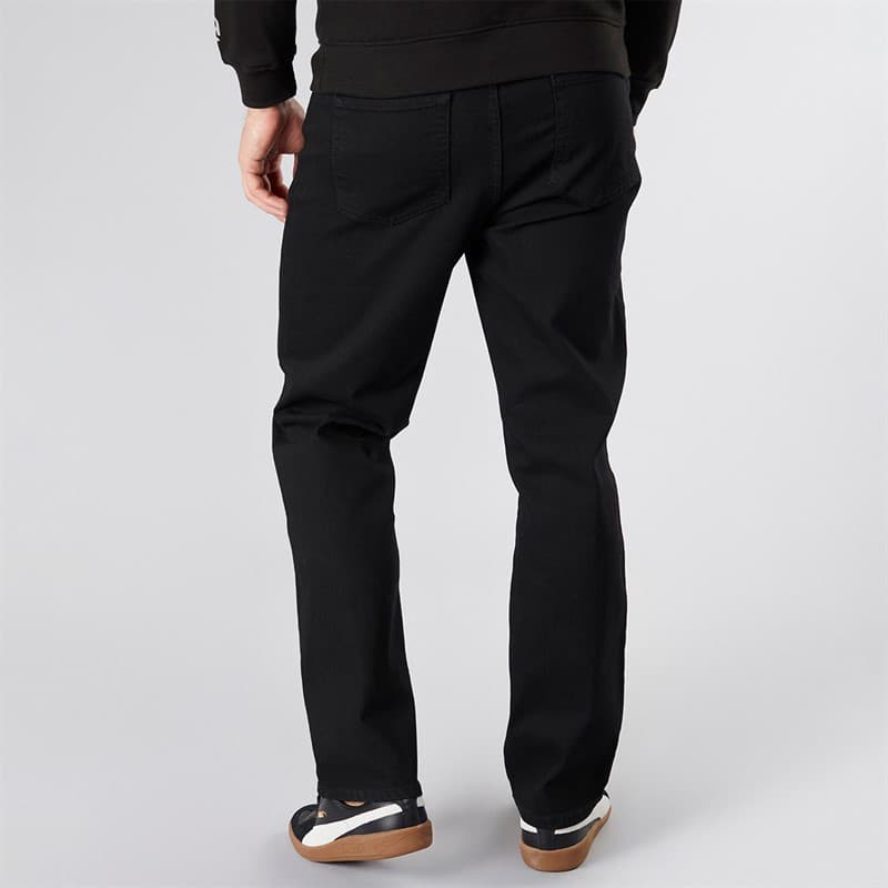 Crosshatch Heren Dalesman Relaxed Fit Jeans Black Wash - Afbeelding 2