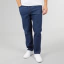 Crosshatch Heren Dalesman Relaxed Fit Jeans Donkere Wassing