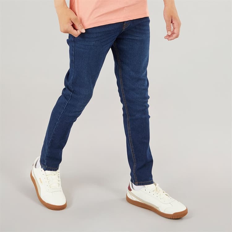 Crosshatch Jongens Slim Jeans Donkere Wassing