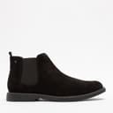 Deakins Herenschoenen Chelsea Boots Zwart Suède