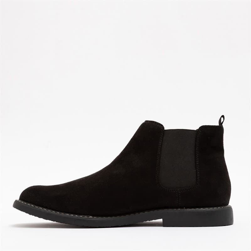 Deakins Herenschoenen Chelsea Boots Zwart Suède - Afbeelding 3
