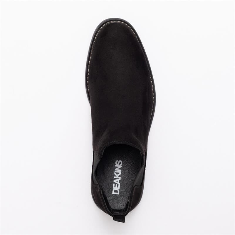 Deakins Herenschoenen Chelsea Boots Zwart Suède - Afbeelding 5