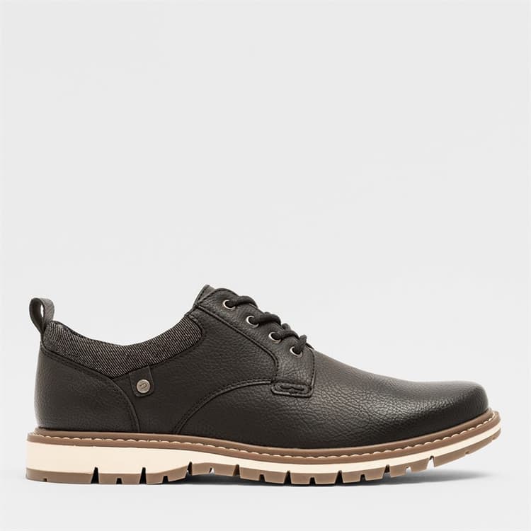 Deakins Heren Cambridge Casual schoenen Zwart