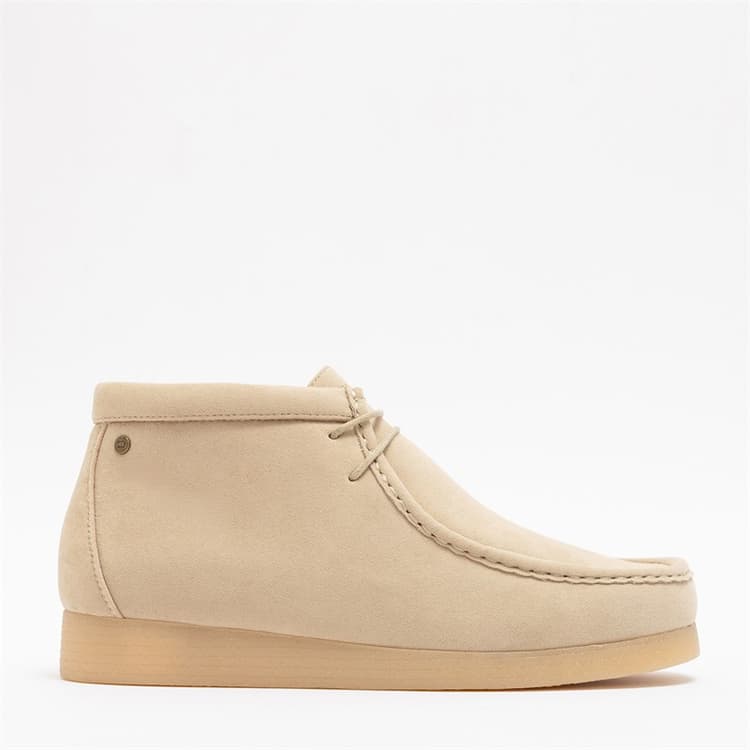 Deakins Heren Rivington Laarzen Taupe Zand Suède
