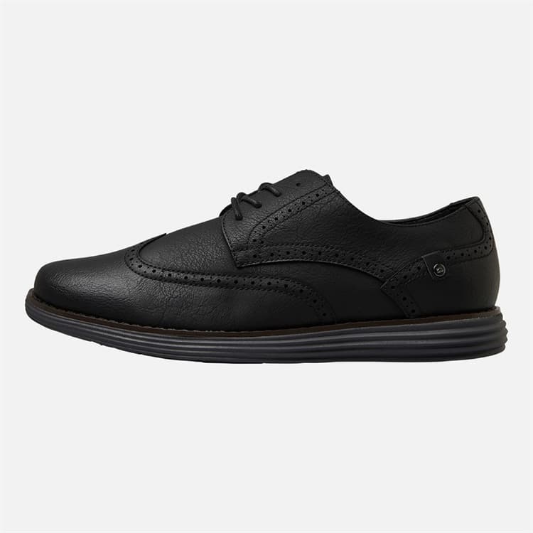 Deakins Heren Karl Brogue Schoenen Zwart/Charcoal