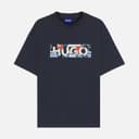 HUGO Heren Nugix T-shirt Navy