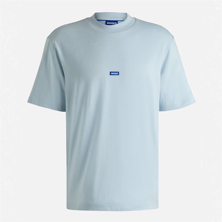 HUGO Heren Nieros T-shirt Light/Pastel Blue