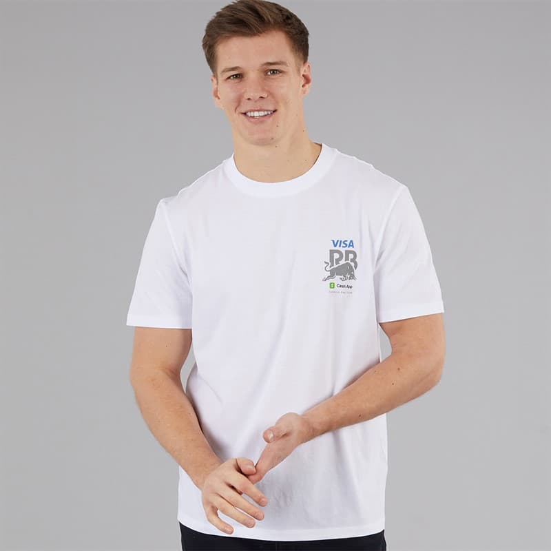 HUGO Heren Vcarb T-shirt Wit - Afbeelding 2