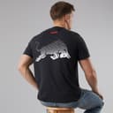 HUGO Heren Vcarb T-shirt Zwart