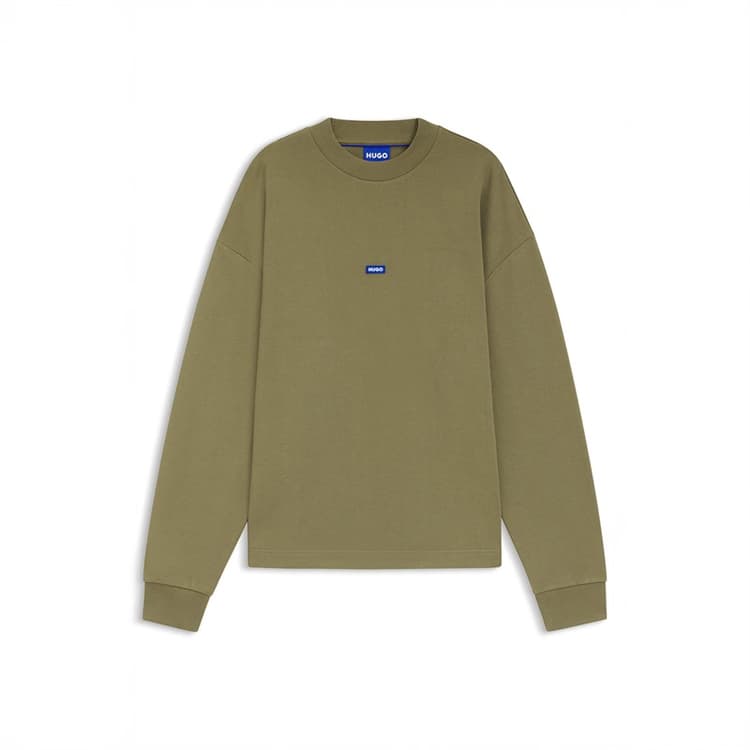 HUGO Heren Nedro Sweater Olive