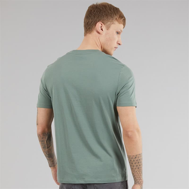 HUGO Heren Dulivio T-shirt Open Green - Afbeelding 2