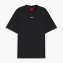 HUGO Heren Dapolino T-shirt Zwart