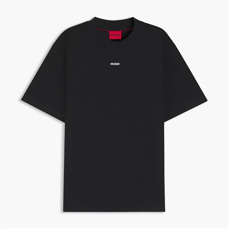 HUGO Heren Dapolino T-shirt Zwart