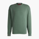 HUGO Heren Dapocrew Sweatshirt Open Green