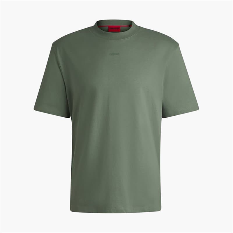 HUGO Heren Dapolino T-shirt Open Green - Afbeelding 1