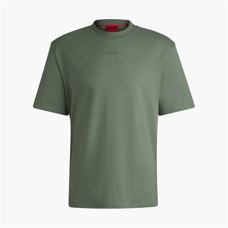 HUGO Heren Dapolino T-shirt Open Green
