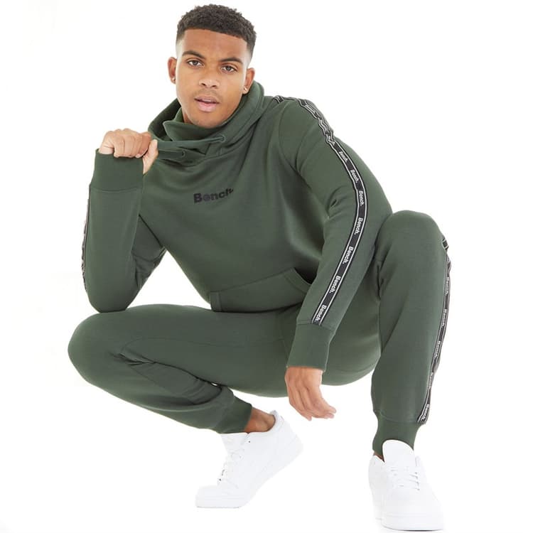 Bench Herensportpak met merkklepdetail Khaki