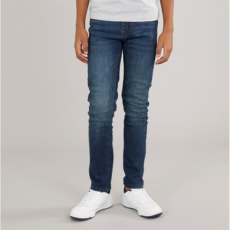 Bench Junior Carson Slim Jeans Blauw