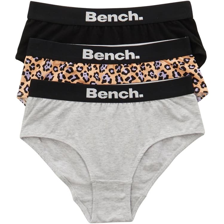 Bench Meisjes Drie Pak Mindy Slipjes Multi