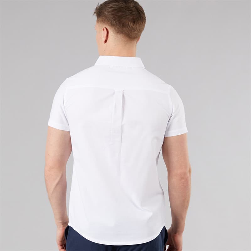 Bench Herenshirt Bowdon met Korte Mouwen Wit - Afbeelding 2