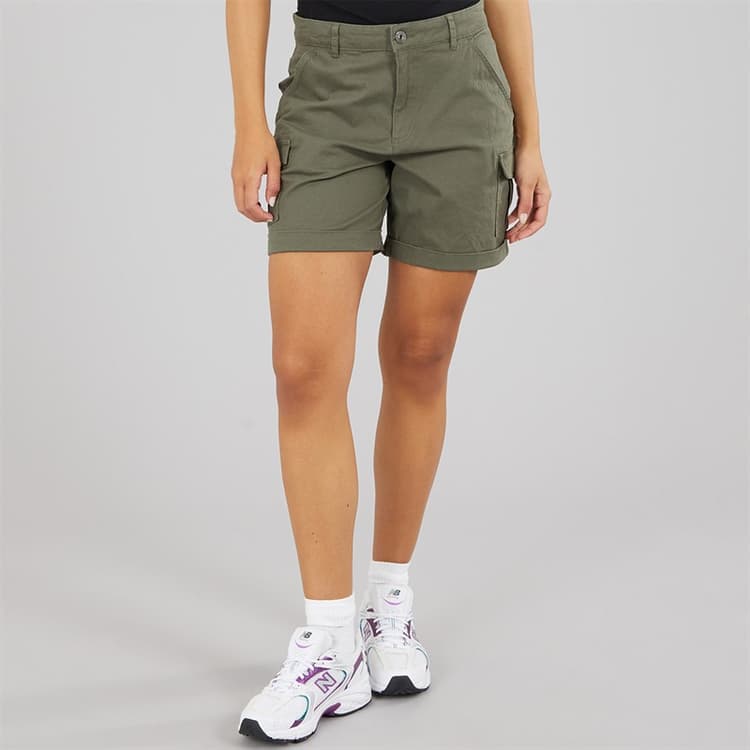 Bench Cargo Shorts Khaki Dames Ashline