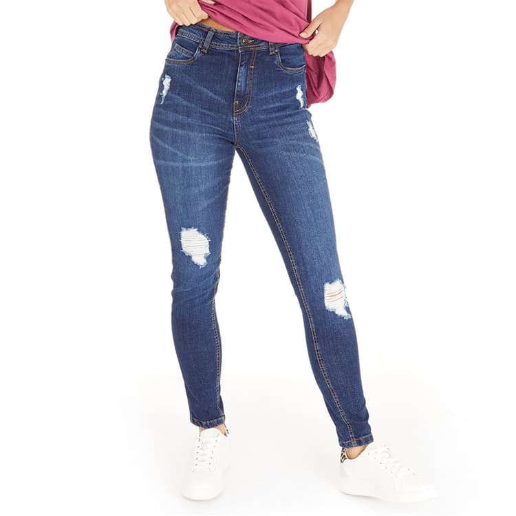 Bench Dames Fillie Skinny jeans Donker Wash