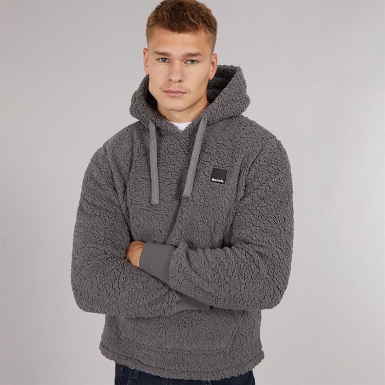 Bench Hoodie Heren Jerry Antraciet