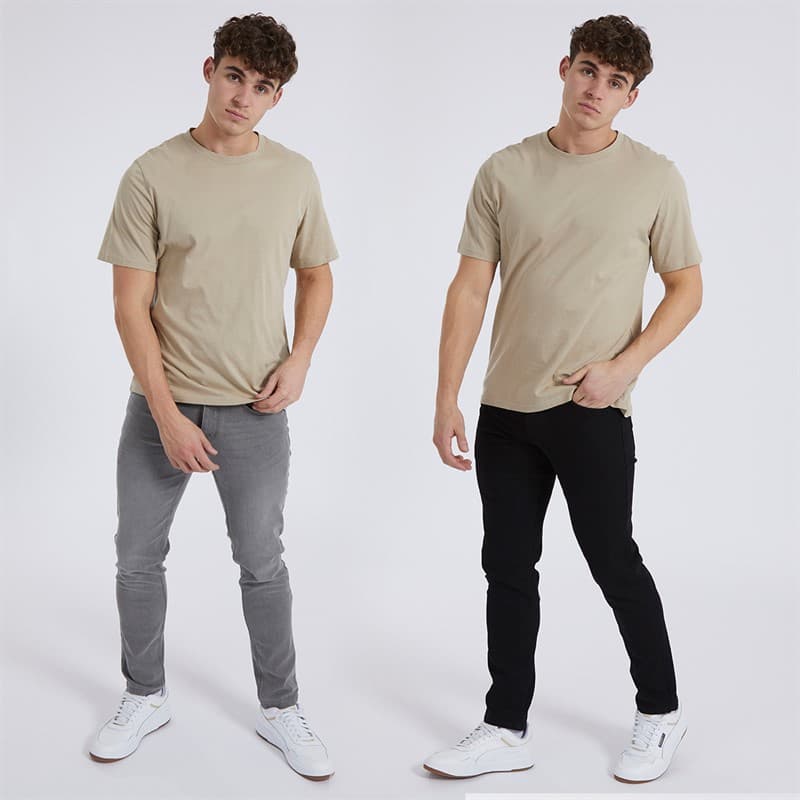 Bench Heren Eddie Set van 2 Slim Fit Jeans Zwart/Middelgrijs - Afbeelding 3