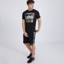 Bench Set met T-shirt en shorts Sanlo Heren Zwart
