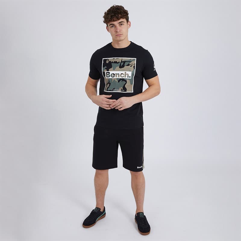 Bench Set met T-shirt en shorts Sanlo Heren Zwart - Afbeelding 4