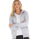 Bench Dames Darcine Zip Thru Hoodie Grijs Melange