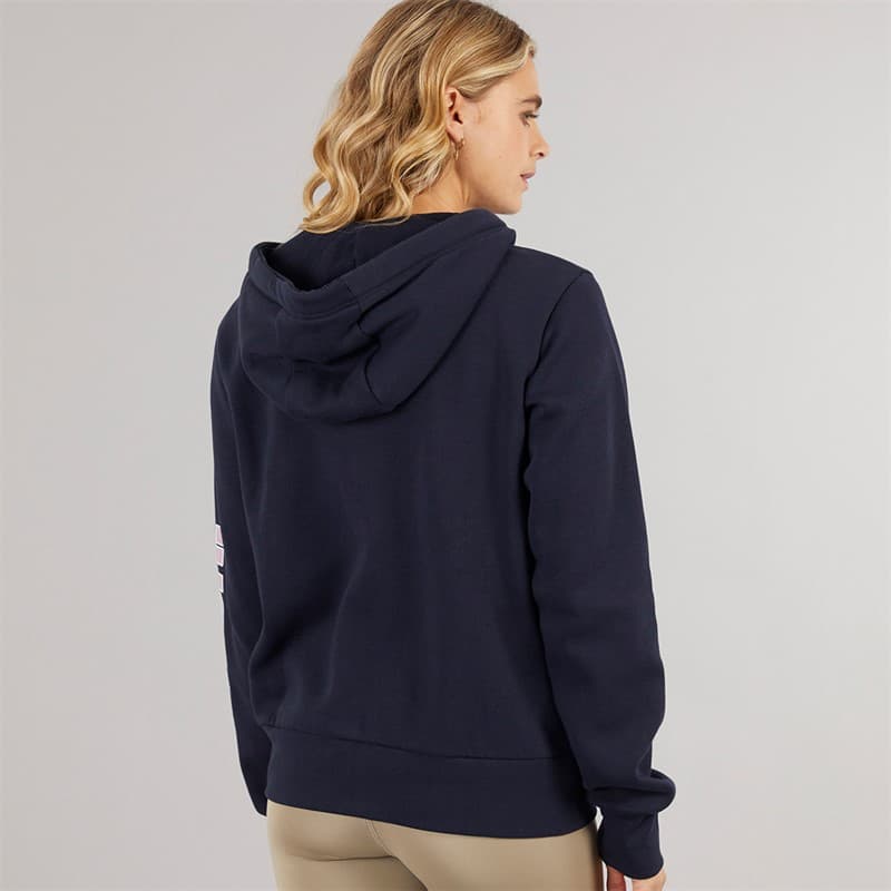 Bench Dames Darcine Zip Thru Hoodie Marineblauw - Afbeelding 2