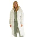 Bench Dames Dans Lange Gevoerde Pufferjas Winter Wit