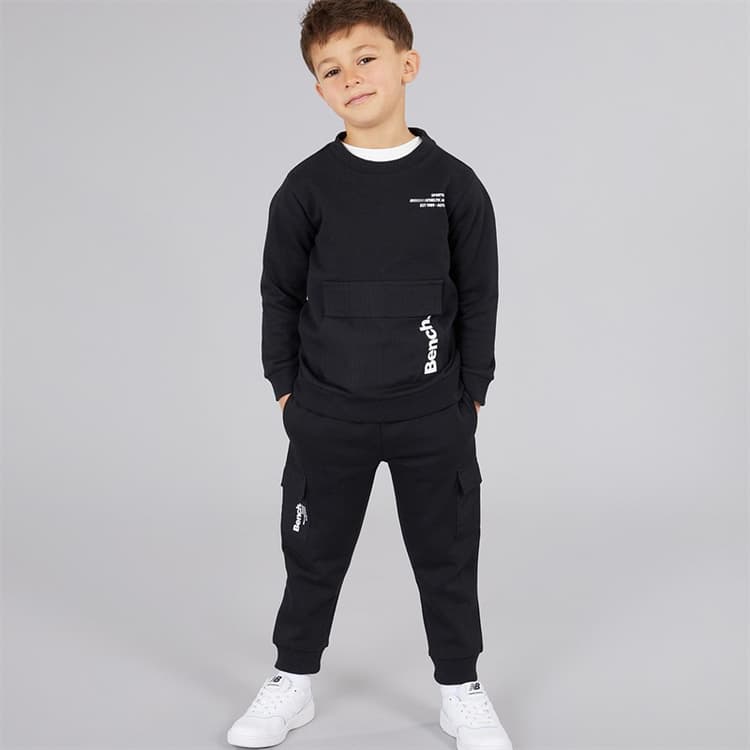 Bench Set met Sweatshirt en Joggingbroek Jongens Zwart