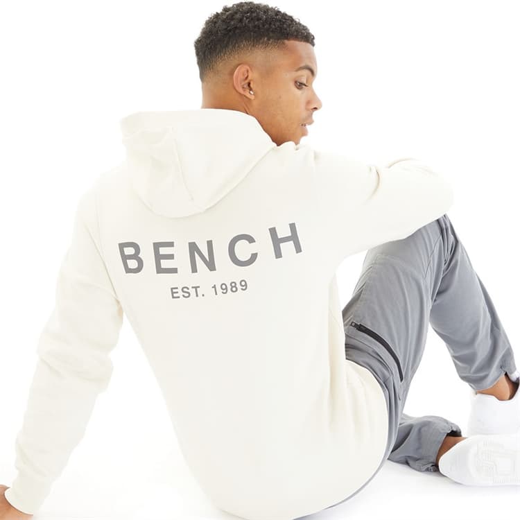 Bench Hoodie Mobbley Ecru Heren