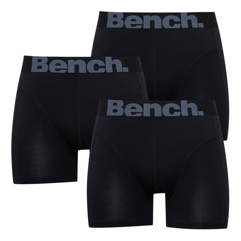 Bench Heren Eden Drie-Pack Bamboe Boxers Zwart - Afbeelding 1