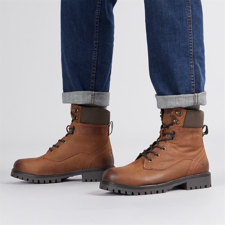 Bench Heren Oldham Aviator Boots Kastanje