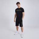 Bench T-shirt en shorts set Heren Gowsen Zwart