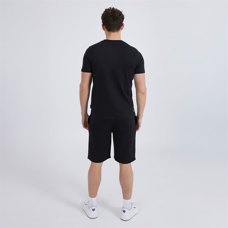 Bench T-shirt en shorts set Heren Gowsen Zwart - Afbeelding 2