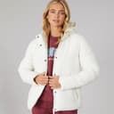 Bench Dames Willah Korte Puffer Jas Winter Wit