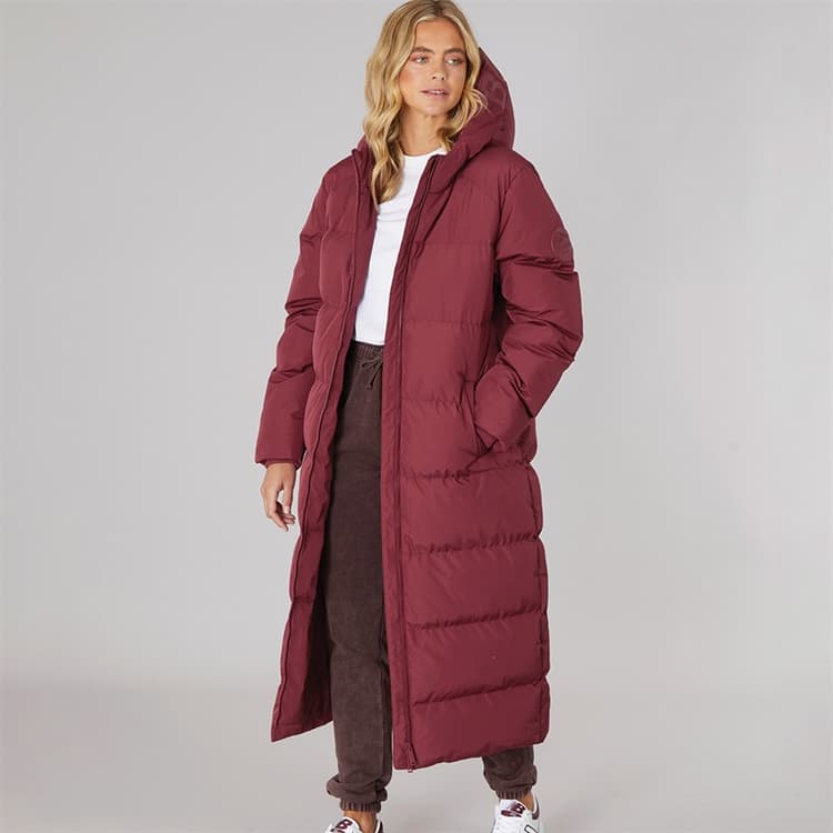 Bench Dames Elli Maxi Lengte Waterdichte Jas Cordovan
