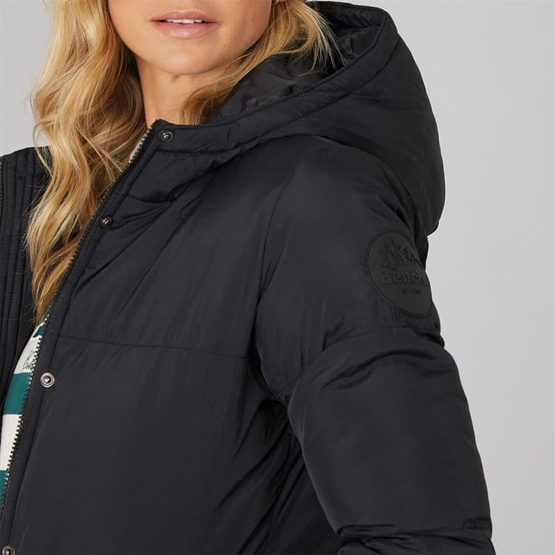 Bench Dames Willah Korte Puffer Jas Zwart - Afbeelding 3