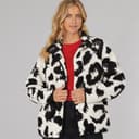 Bench Dames Gorla Borg Fleece Winter Wit / Zwart Luipaard