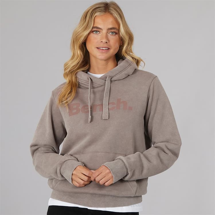 Bench Dames Lerenna Hoodie Warm Washed Taupe