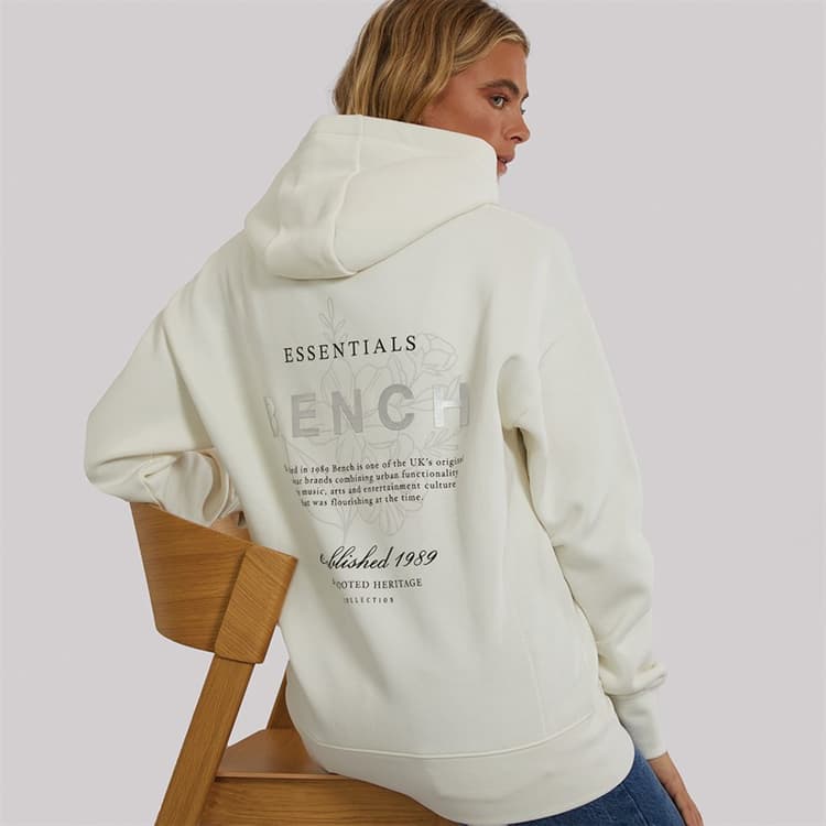 Bench Dames Harmy Hoodie Winter Wit