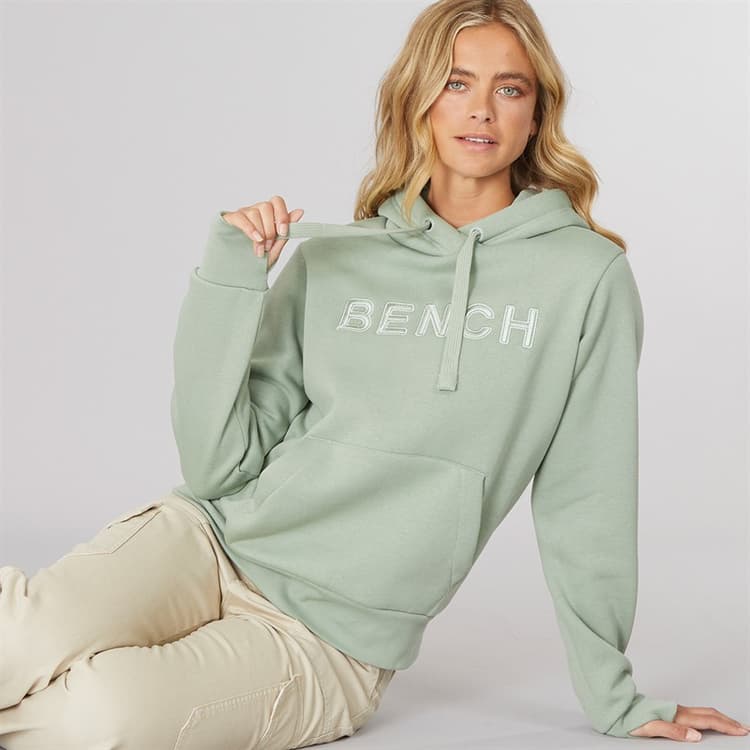 Bench Dames Emerre Hoodie Donker Salie Groen