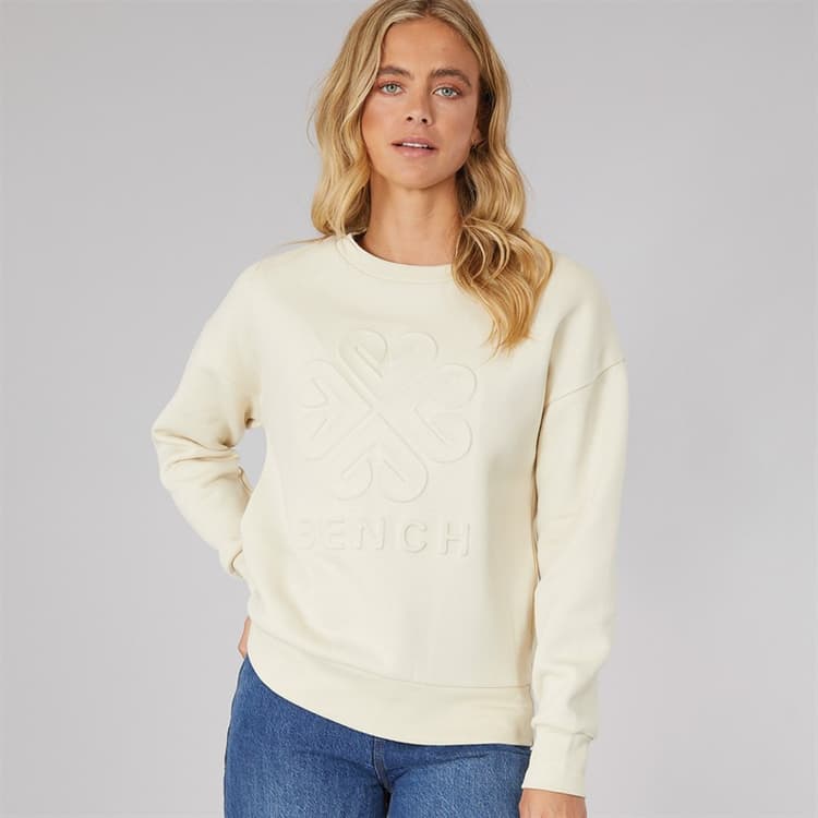 Bench Dames Ilma Sweatshirt Krijt