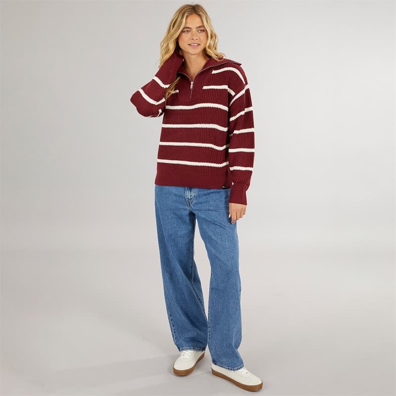 Bench Dames Margita Jumper Bourgogne - Afbeelding 4